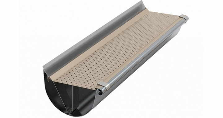 GUTTERSTARK Araltec – Protection anti-feuilles haut de gamme pour gouttières aluminium à Montluçon